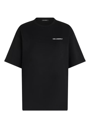 Karl Lagerfeld Karl Told Me cotton T-shirt - Black