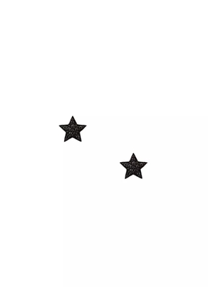 ALINKA black rhodium 18kt white gold STASIA MINI Star diamond stud earrings - Metallic