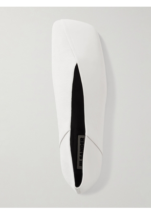 Jil Sander - Leather And Suede Ballet Flats - Cream - IT35,IT36,IT36.5,IT37,IT37.5,IT38,IT38.5,IT39,IT39.5,IT40,IT40.5,IT41