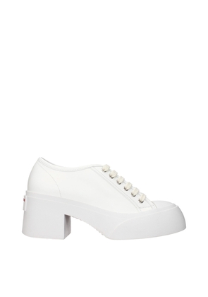 Marni White Leather Platform Sneakers - EU41/US11