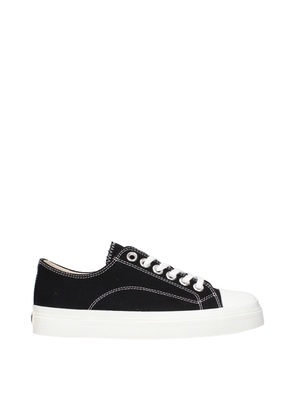 Moschino Black Fabric Low Tops - EU35/US5