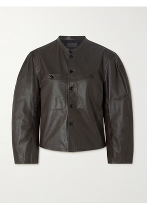 LEMAIRE - Leather Jacket - Brown - small,medium,large,x large