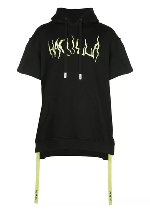 Haculla Masked Pins short sleeved hoodie - Black