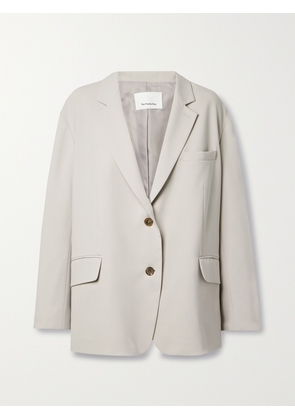 The Frankie Shop - Bea Oversized Cady Blazer - Gray - x small,small,medium,large