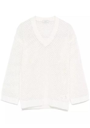 Peserico open-knit sweater - White