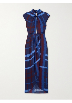 Johanna Ortiz - + Net Sustain Inspiring Vistas Printed Silk-chiffon Maxi Dress - Blue - US0,US2,US4,US6,US8,US10