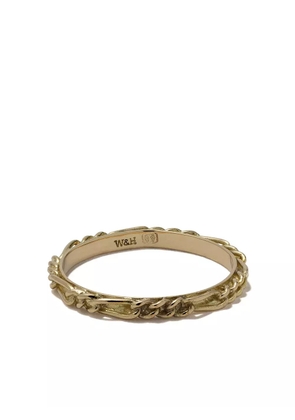 Wouters & Hendrix Gold 18kt yellow gold Figaro Chain ring