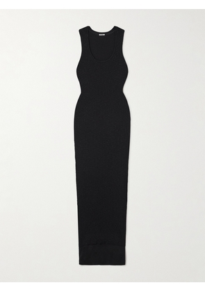 Jil Sander - Ribbed Cotton Maxi Dress - Black - FR 34,FR 36,FR 38,FR 40,FR 42,FR 44