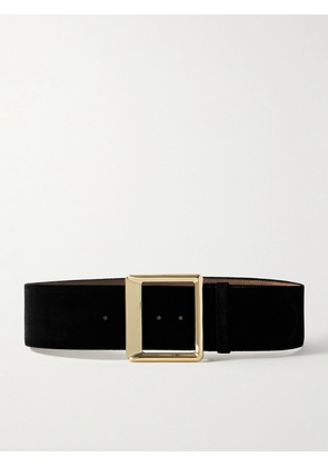 SERGIO HUDSON - Velvet Waist Belt - Black - 32,34,36,38,28,40,30