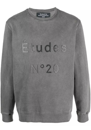 Études Studio Story N20 distressed sweatshirt - Grey