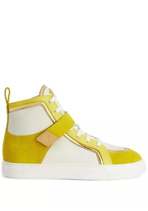 Giuseppe Zanotti Zenas high-top sneakers - Yellow