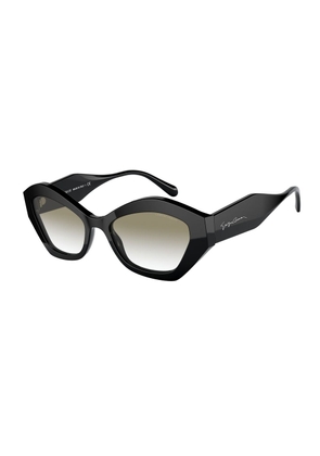 Giorgio Armani Black Acetate Sunglasses