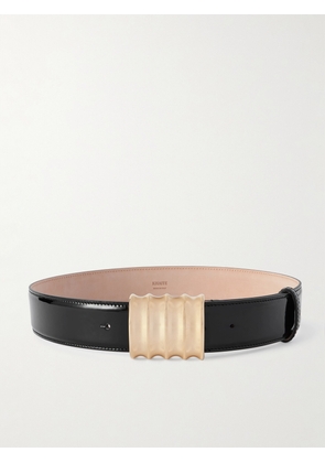 KHAITE - Julius Medium Patent-leather Belt - Black - 70,75,80,85,90