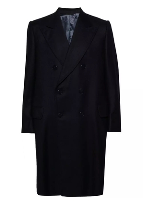 A.N.G.E.L.O. Vintage Cult 1990s buttoned twill coat - Blue