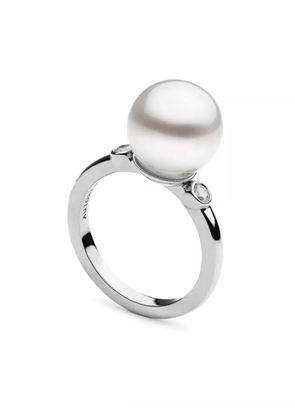AUTORE MODA 9kt white gold Allegra South Sea Pearl ring - Silver