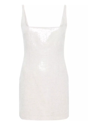 16Arlington Sior sequined minidress - Neutrals
