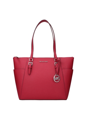 Michael Kors Red Leather Shoulder Bag