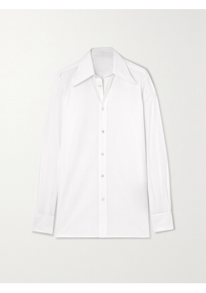 Maison Margiela - Cotton-poplin Shirt - White - 39,41,36,42,37,38