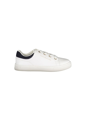 Tommy Hilfiger White Leather Women Sneaker - EU36/US6