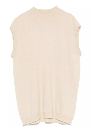 Valentino Garavani Pre-Owned 1980s cashmere vest - Neutrals
