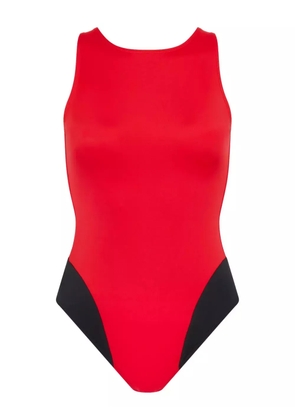 Let's Swim open-back swimsuit - Red