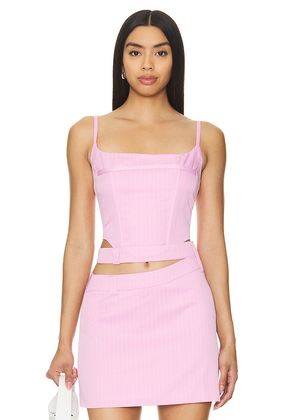 BY.DYLN Hendrix Corset in Pink. Size S. Also in XS.