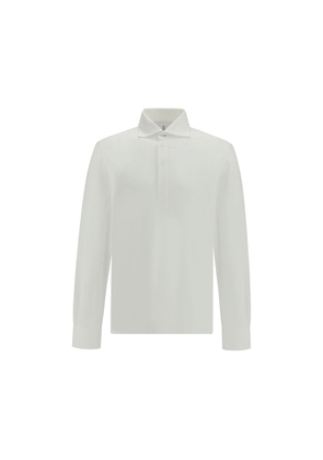 Brunello Cucinelli White Cotton Dress Shirt - L