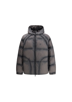 Represent Black Nylon Full-Length Jacket - L