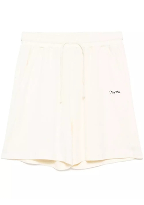 FIVE CM logo-embroidered shorts - Neutrals