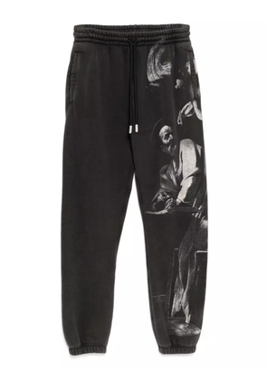 Off-White graphic-print pants - Black