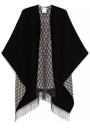 Valentino Garavani Toute La V poncho - Black