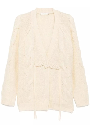 b+ab V-neck cardigan - White