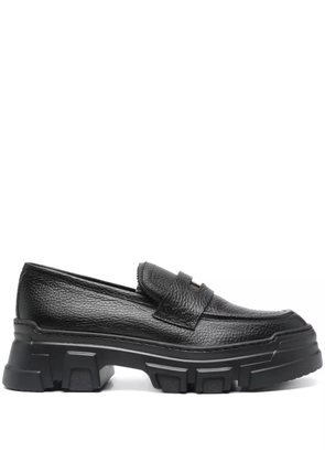 Pollini penny slot loafers - Black