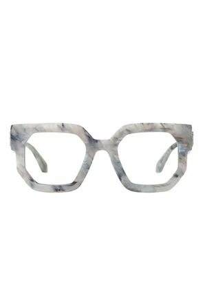 Off-White Eyewear marbled frames - Grey
