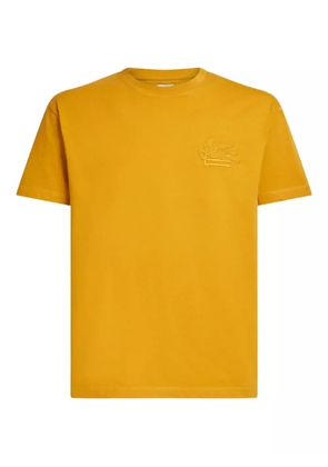 ETRO logo-embroidered T-Shirt - Yellow