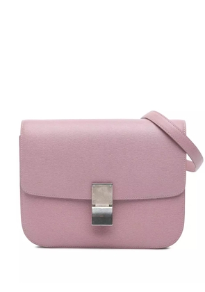 Celine Pre-Owned 2018 Medium Calfskin Classic Box crossbody bag - Pink
