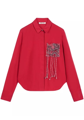 Ports 1961 embellished shirt - Red
