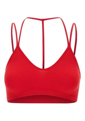 ANDREĀDAMO multi-strap bra - Red