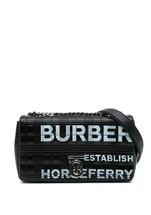 Burberry Pre-Owned 2018-2024 Small Patent Horseferry Lola crossbody bag - Black