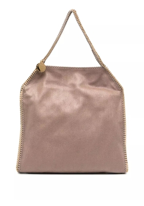 Stella McCartney logo-plaque tote bag - Brown