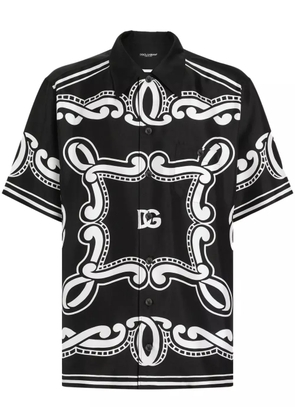 Dolce & Gabbana bandana-print shirt - Black