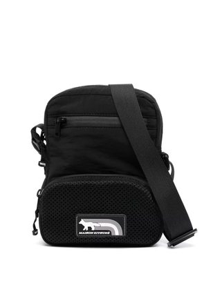 Maison Kitsuné Flash Fox messenger bag - Black