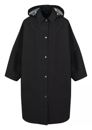 Yves Salomon hooded raincoat - Black