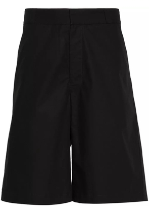 MODES GARMENTS cotton straight-leg shorts - Black