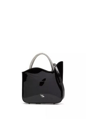 Le Silla Ivy patent-leather shoulder bag - Black
