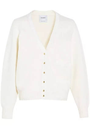Barrie ribbon-detail cashmere cardigan - White