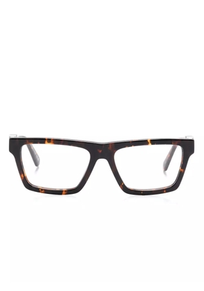 Off-White Eyewear rectangle-frame glasses - Brown