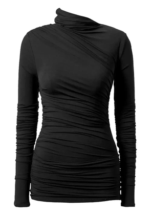 TOVE high-neck top - Black