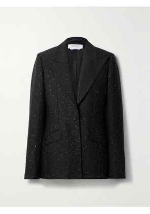 Gabriela Hearst - Leiva Sequin-embellished Wool-blend Blazer - Black - IT36,IT38,IT40,IT42,IT44,IT46,IT48