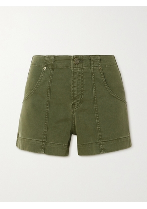 FRAME - Denim Shorts - Green - 23,24,25,26,27,28,29,30,31,32
